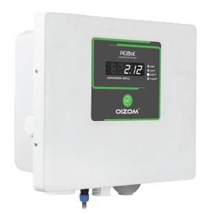 Oizom AQBot industrial single-parameter air quality monitor with digital display